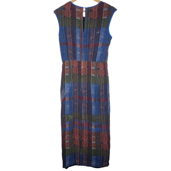 HD In Paris Size 6 Chiffon Boho‎ Print Chiffon Sleeveless Maxi Dress Women's - Picture 2 of 6